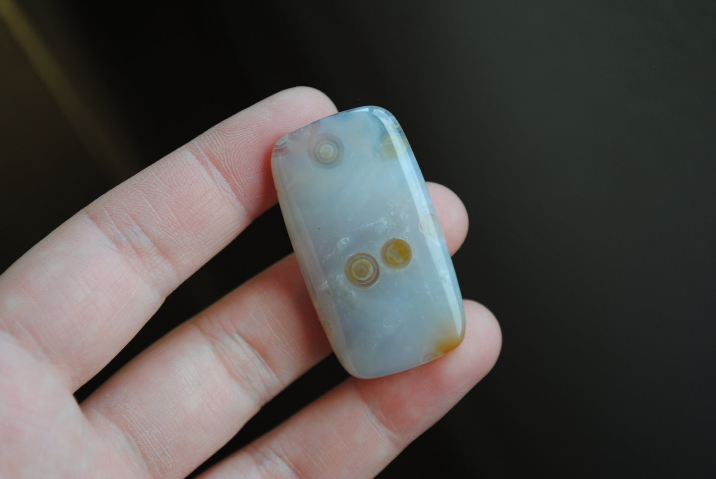 Rectangle 40x22mm Ocean Jasper cabochon