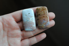 Rectangle 40x22mm Ocean Jasper cabochons