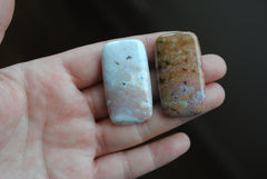 Rectangle 40x22mm Ocean Jasper cabochons