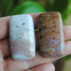 Rectangle 40x22mm Ocean Jasper cabochons