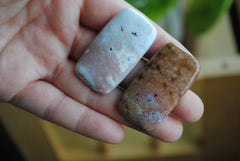 Rectangle 40x22mm Ocean Jasper cabochons