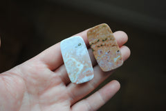 Rectangle 40x22mm Ocean Jasper cabochons