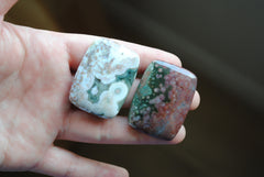 Rectangle 40x30mm Ocean Jasper cabochons