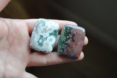 Rectangle 40x30mm Ocean Jasper cabochons