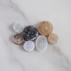 Druzy cabochons