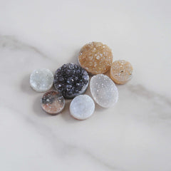 Druzy cabochons