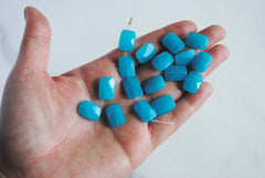 Blue candy jade beads