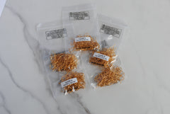 Ear wire, gold-plated stainless steel, 11mm fishhook with open loop, 21 gauge (SET of 250 PAIRS)