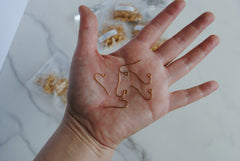 Ear wire, gold-plated stainless steel, 11mm fishhook with open loop, 21 gauge (SET of 250 PAIRS)