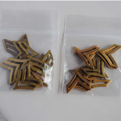 Brass chevrons