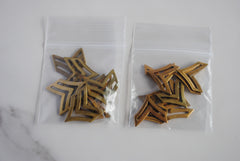 Brass chevrons