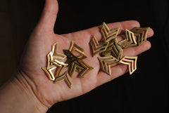 Brass chevrons