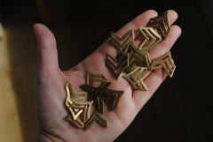 Brass chevrons