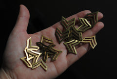 Brass chevrons