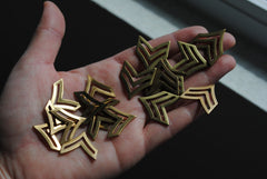 Brass chevrons