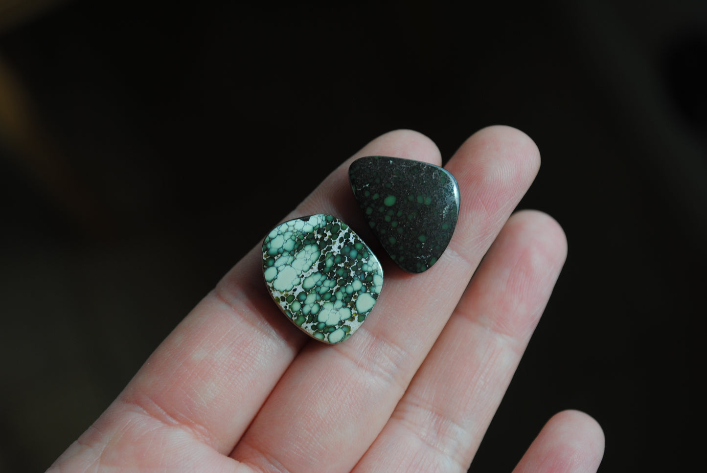 Damele variscite cabochons