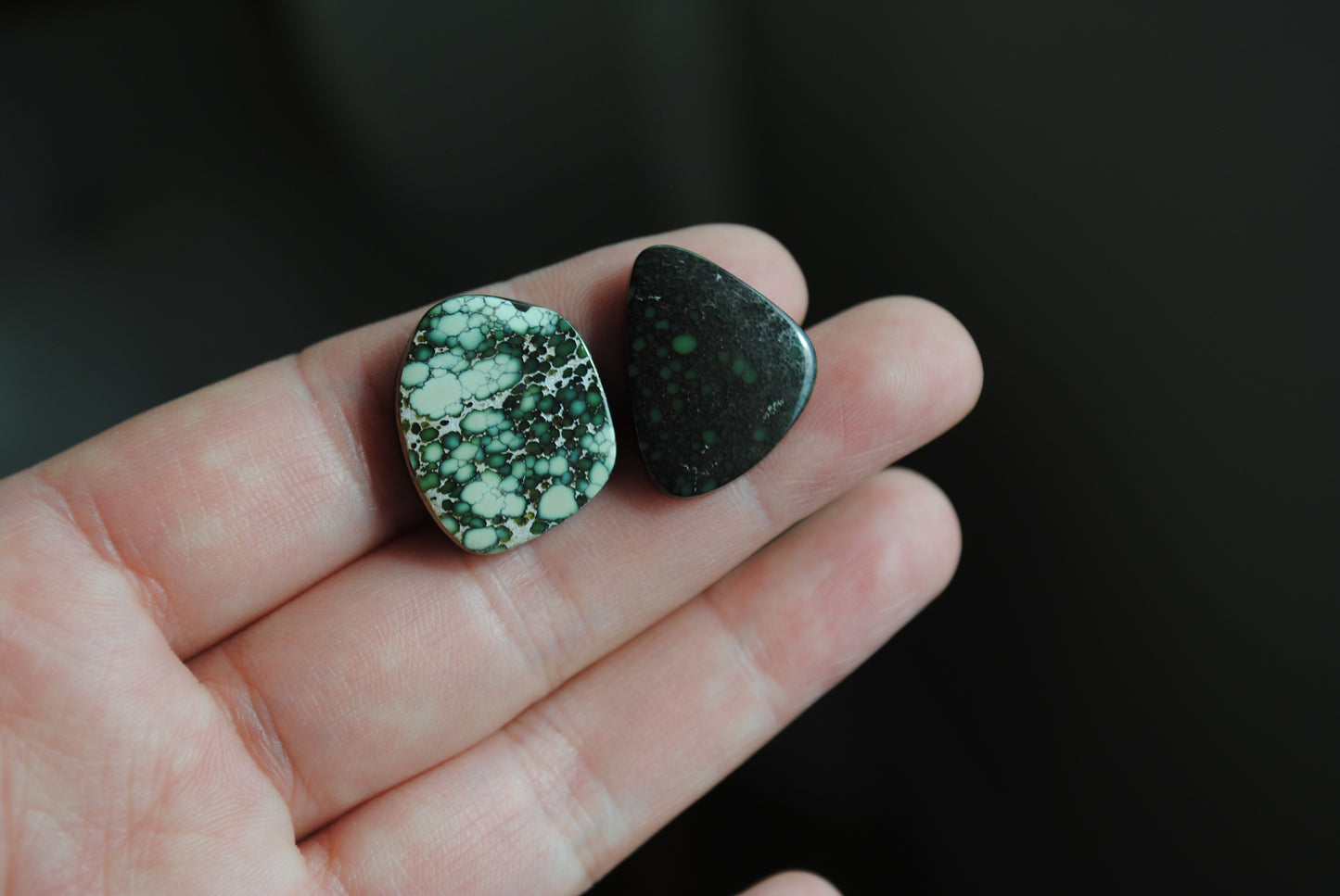 Damele variscite cabochons
