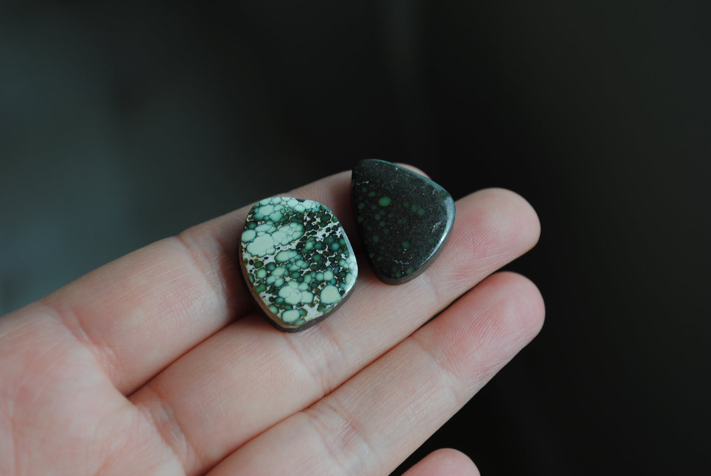 Damele variscite cabochons