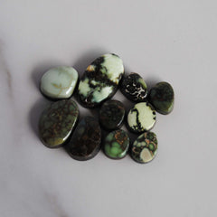 Damele variscite cabochons (Lot B)