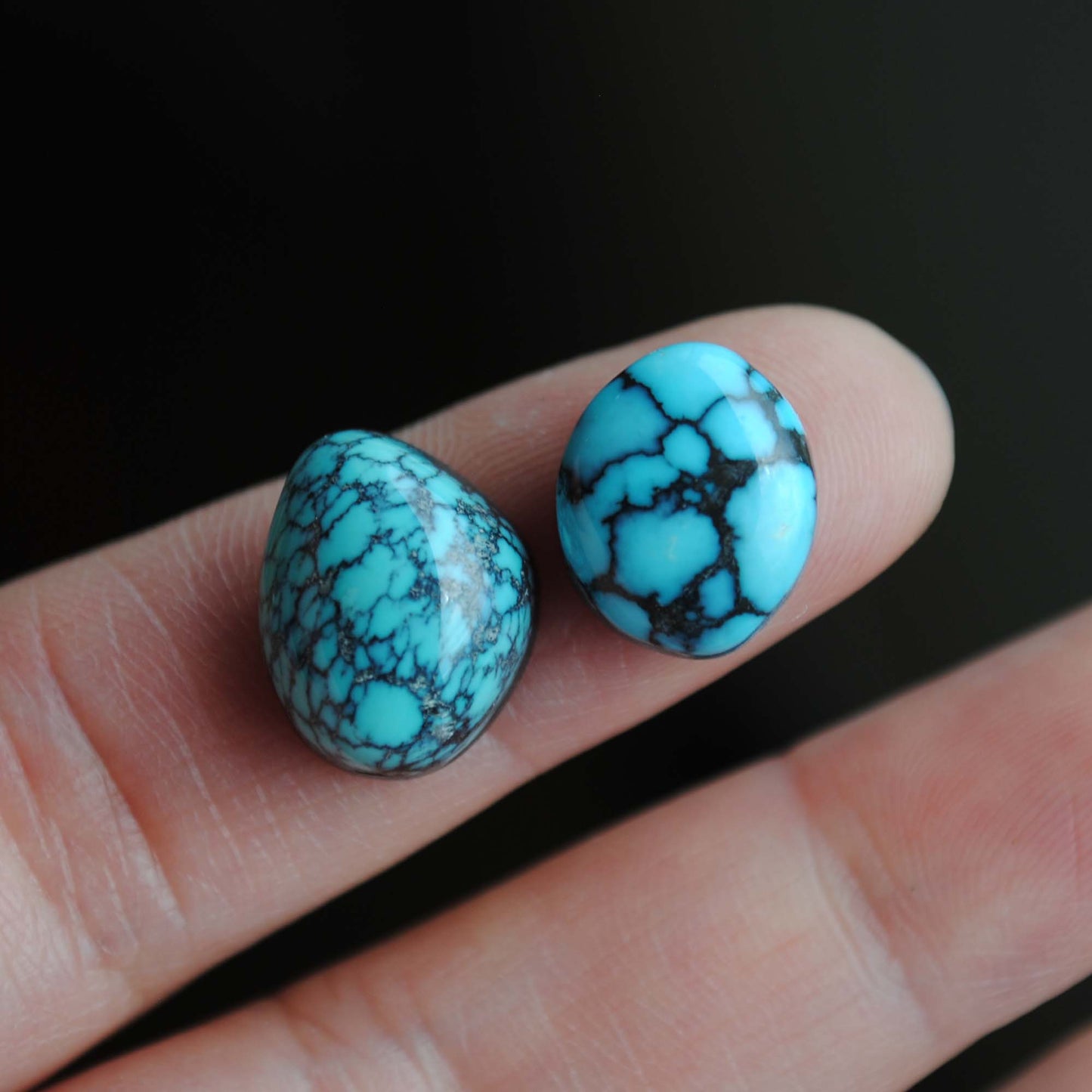Chinese turquoise cabochons