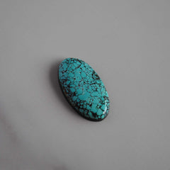 Number 8 turquoise cabochon