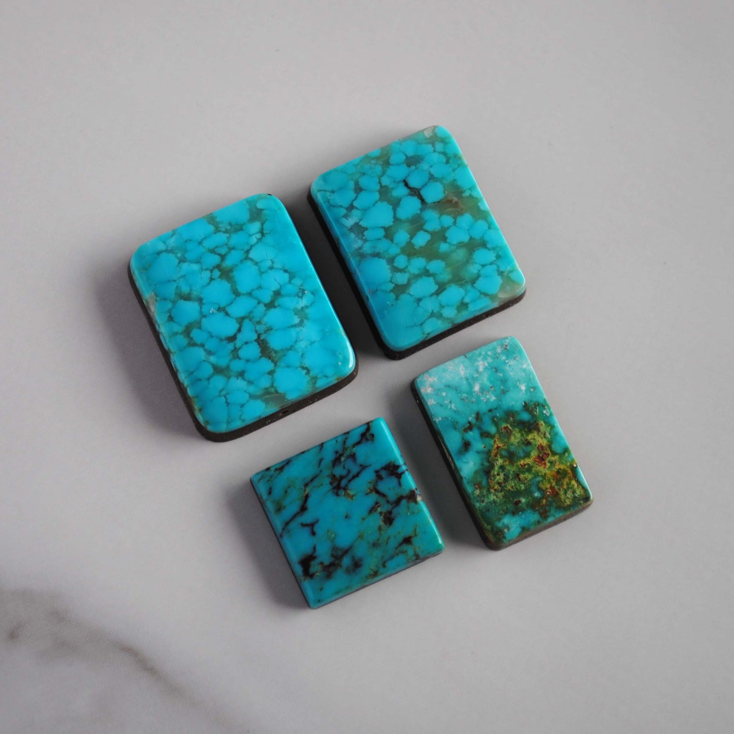 Turquoise Mountain turquoise cabochons
