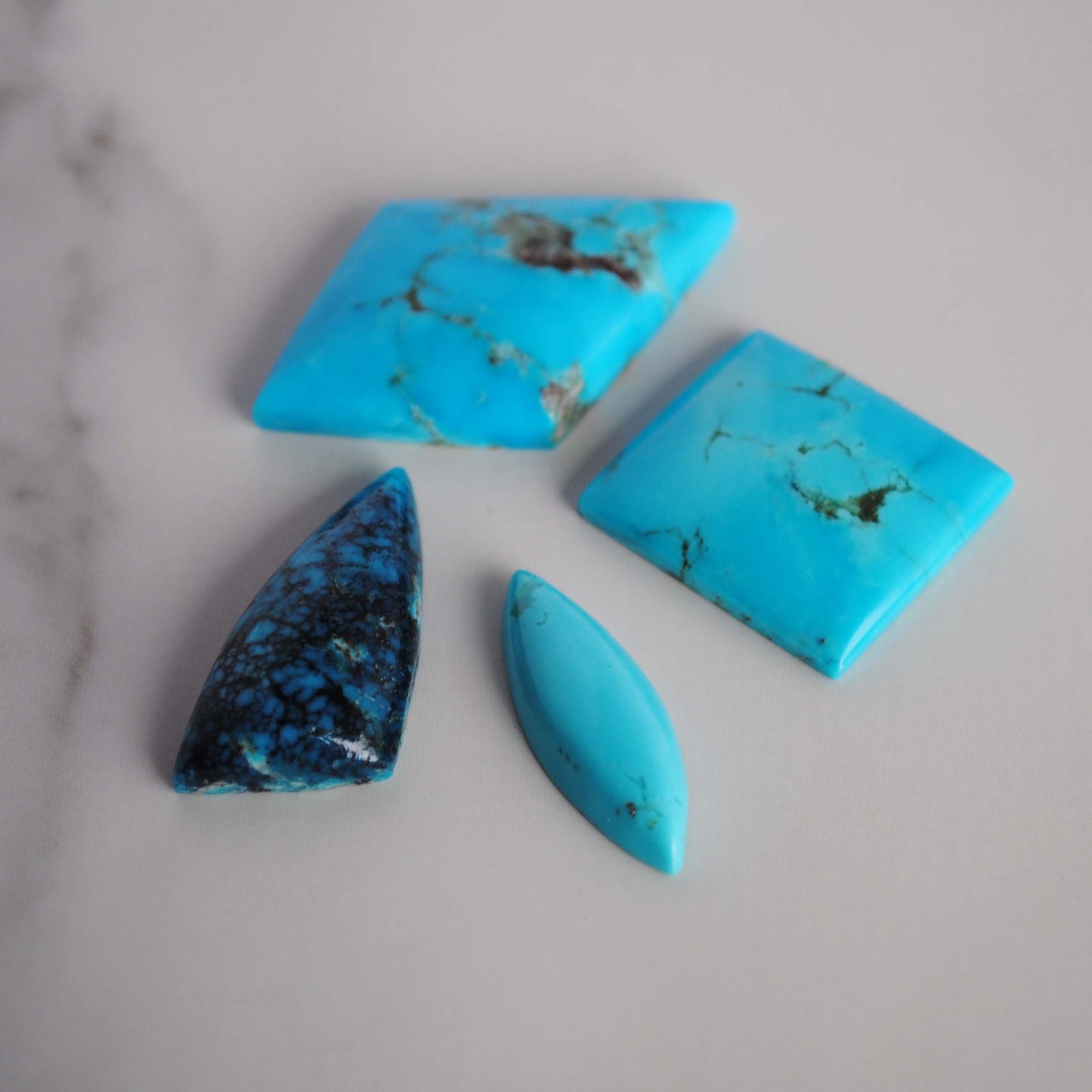 Kingman turquoise cabochons