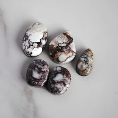 Wild horse magnesite cabochons