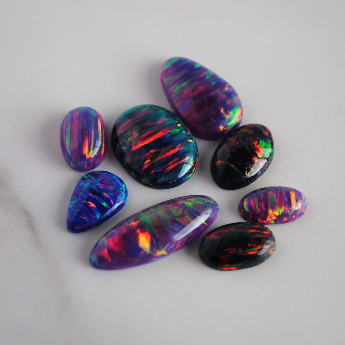 Aura opal cabochons (Lot A)