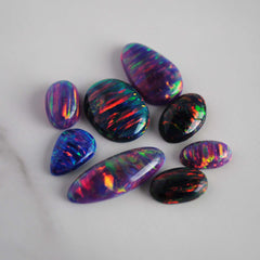 Aura opal cabochons (Lot A)