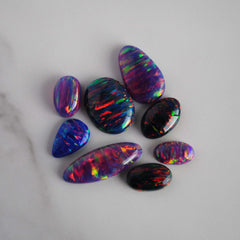 Aura opal cabochons (Lot A)