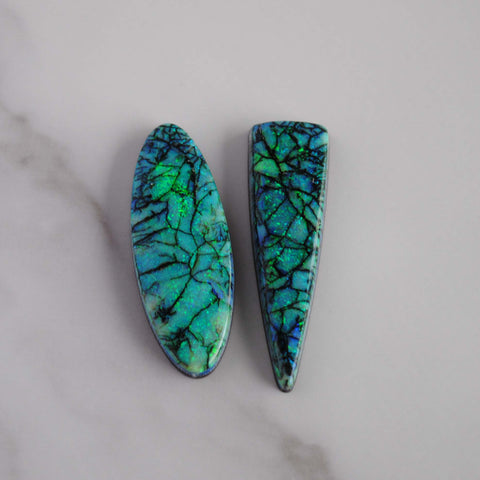 Monarch Opal cabochons