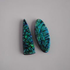 Monarch Opal cabochons