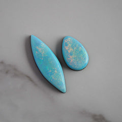 Sterling opal cabochons