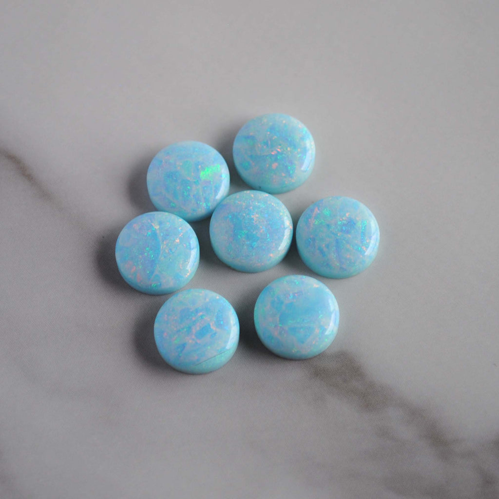 Sterling opal cabochons