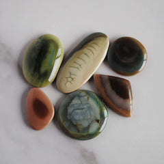 Imperial jasper cabochons