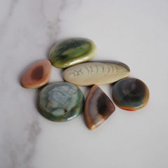 Imperial jasper cabochons