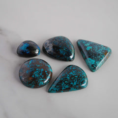 Chrysocolla cabochons