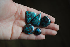 Chrysocolla cabochons