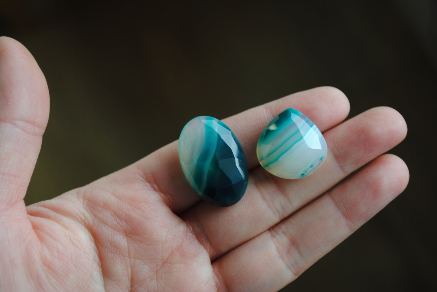 Agate cabochons