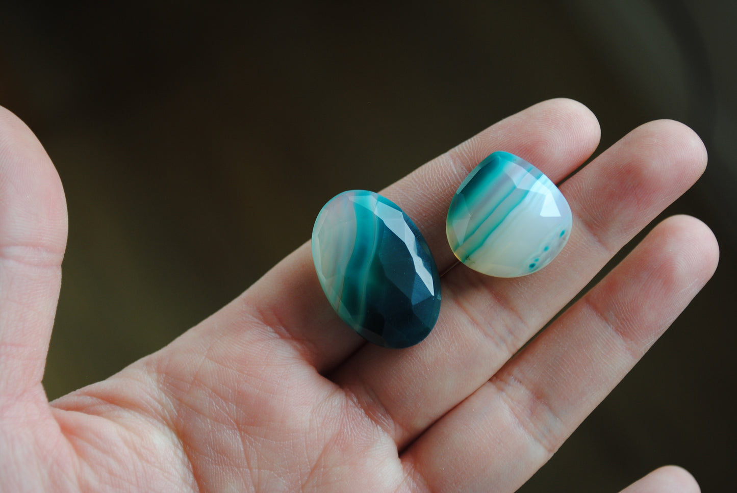 Agate cabochons