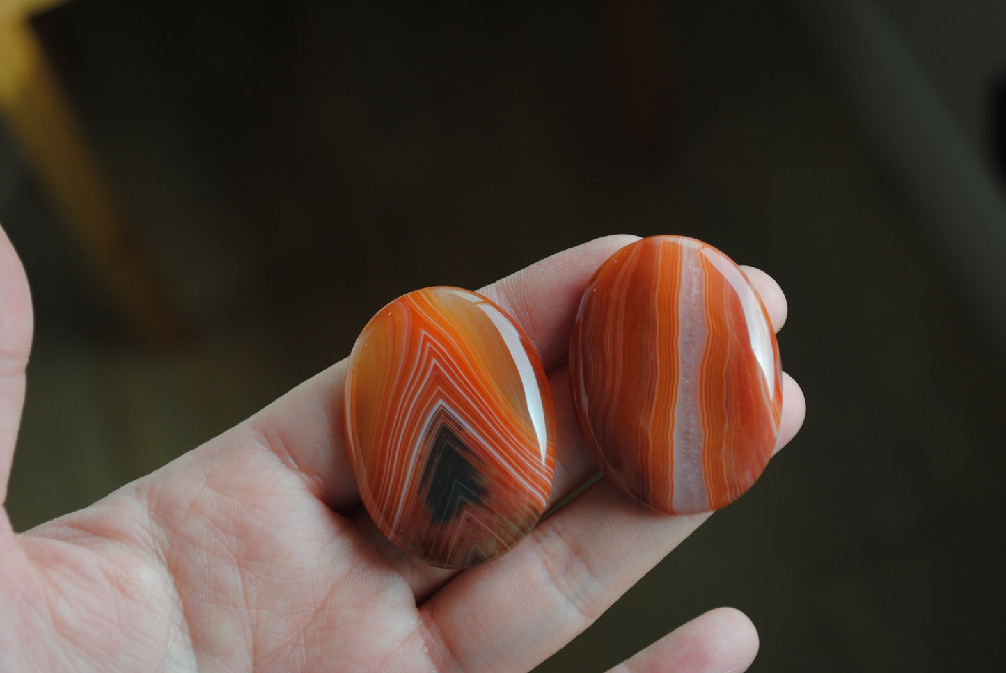 Agate cabochons