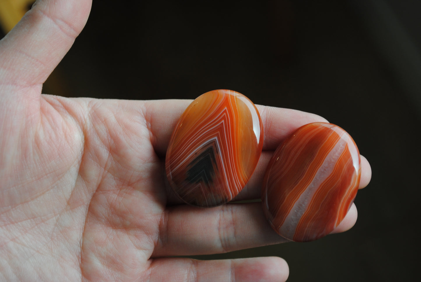 Agate cabochons