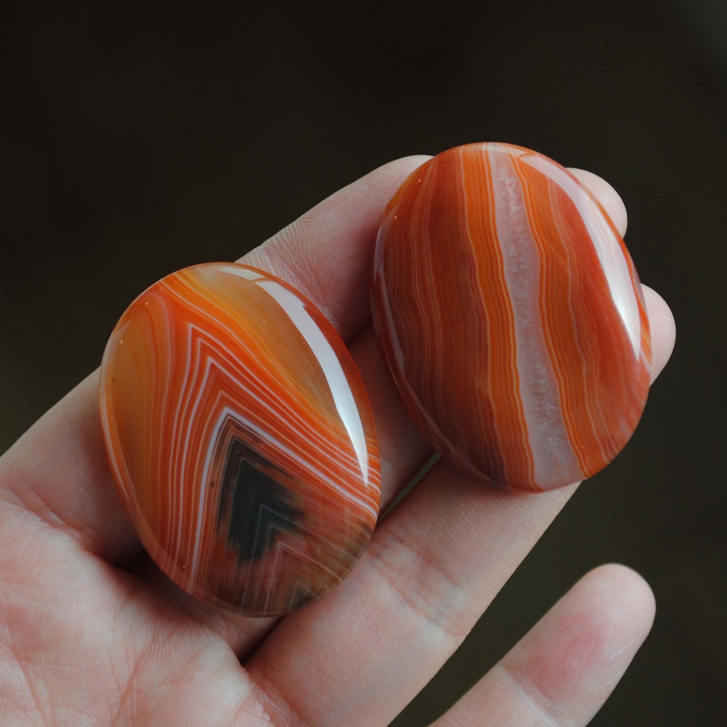 Agate cabochons