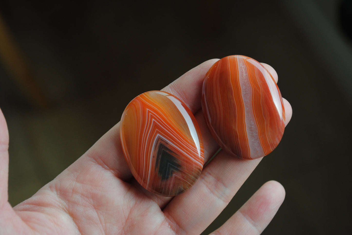 Agate cabochons
