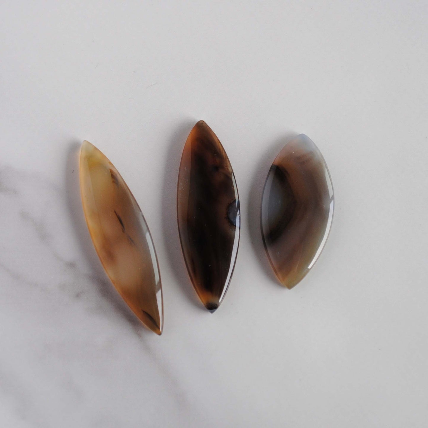Montana agate cabochons
