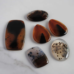 Montana agate cabochons