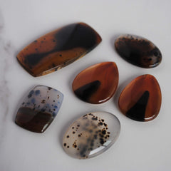 Montana agate cabochons
