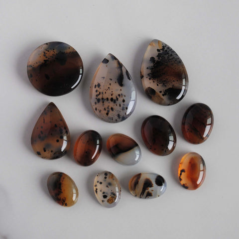 Montana agate cabochons
