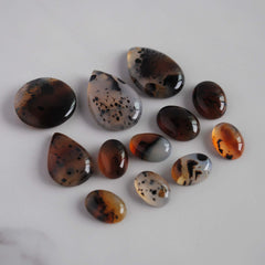 Montana agate cabochons